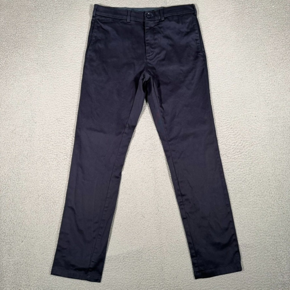 Hill City Pants Mens 31x32 Blue Everyday Pant Chino Casual Preppy Cotton Blend